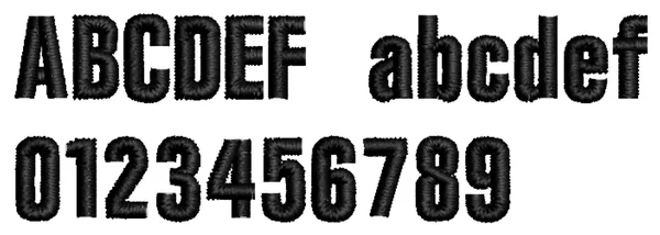 Folio Condensed lettering sample: ABCDEF abcdef 0123456789