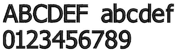Tahoma lettering sample: ABCDEF abcdef 0123456789